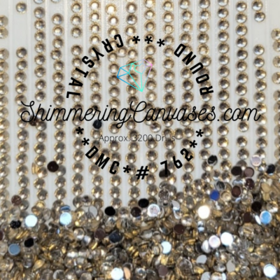 Round Crystal Drills DMC #762-Pearl Grey, Vry Lt