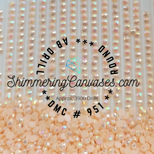 Round AB DMC #951- Tawney, Light
