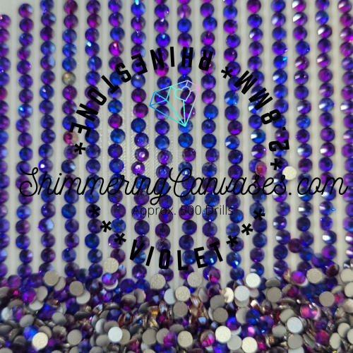 2.8mm Violet Vitrail (Round)