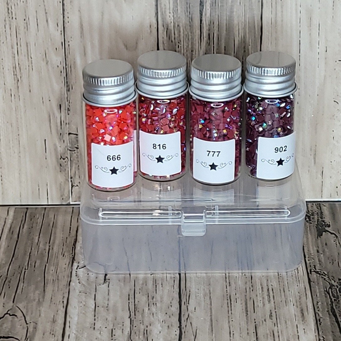 Square AB Sample Set Red