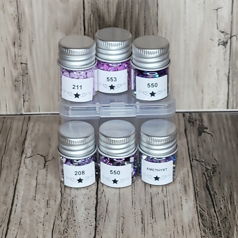 Small Square Sample Purple