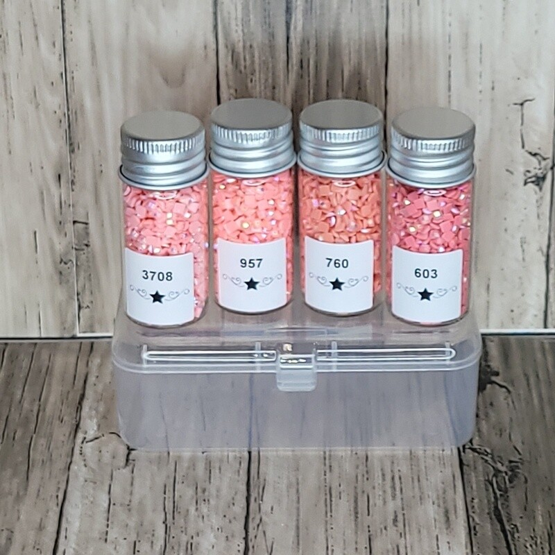 Square AB Sample Set Cranberry