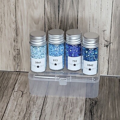 Square AB Sample Set Blue