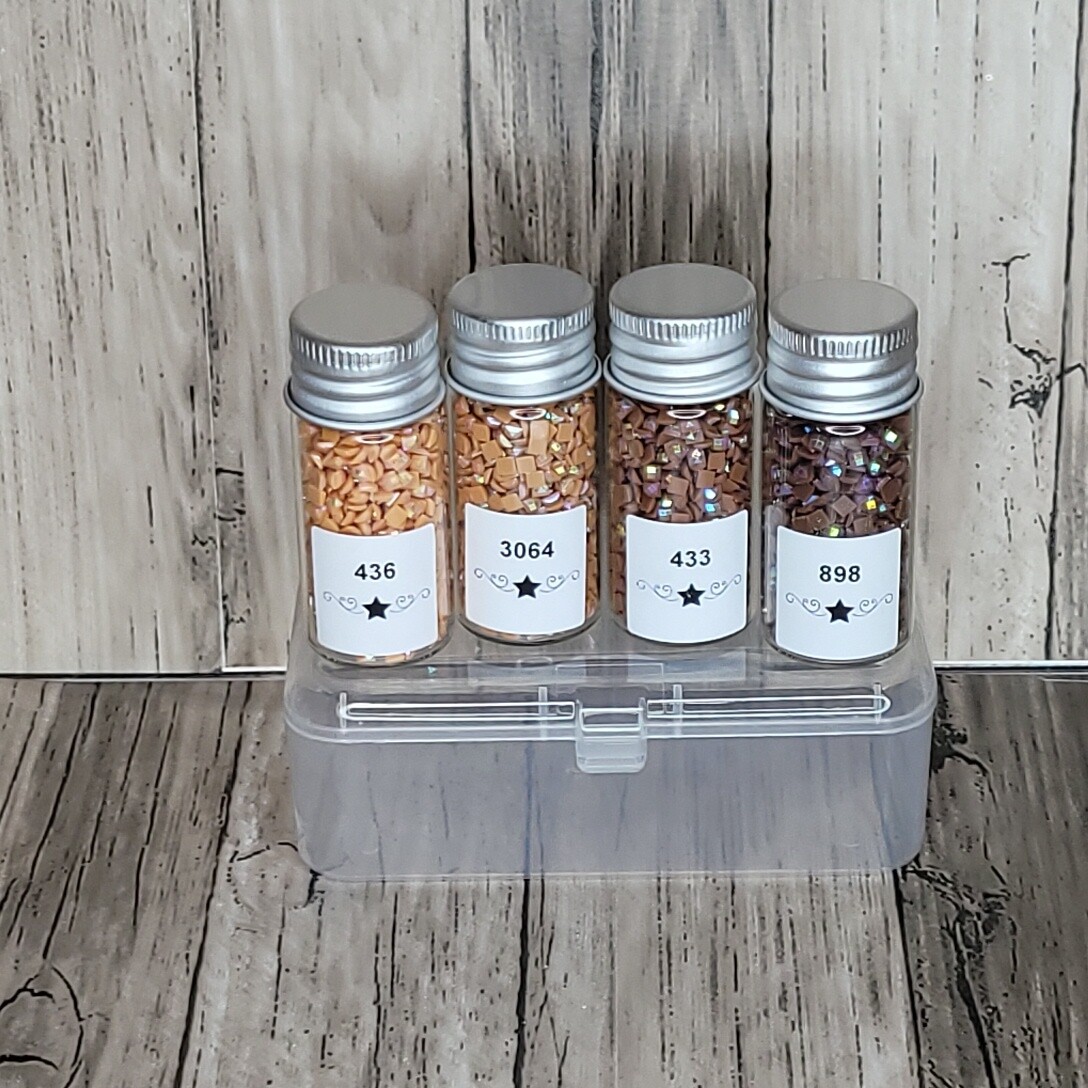 Square AB Sample Set Brown