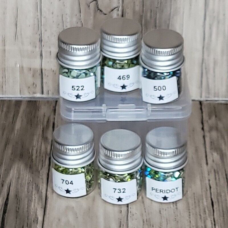 Small Square Sample Set Army Green