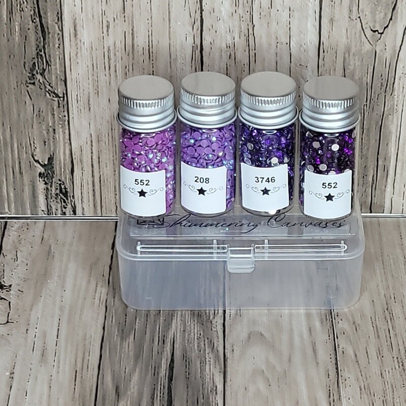 Round Sample Set Violet