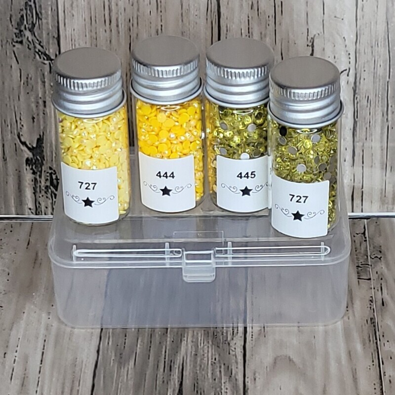 Round Sample Set Yellow