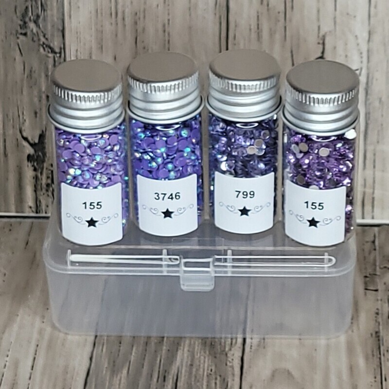 Round Sample Set Purple