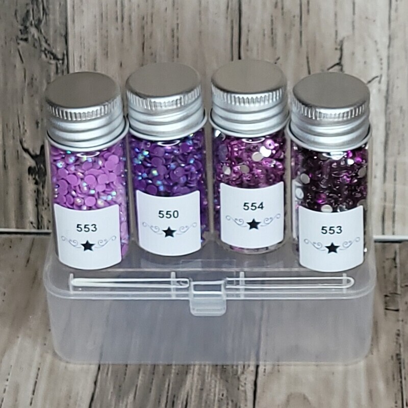 Round Sample Set Violet