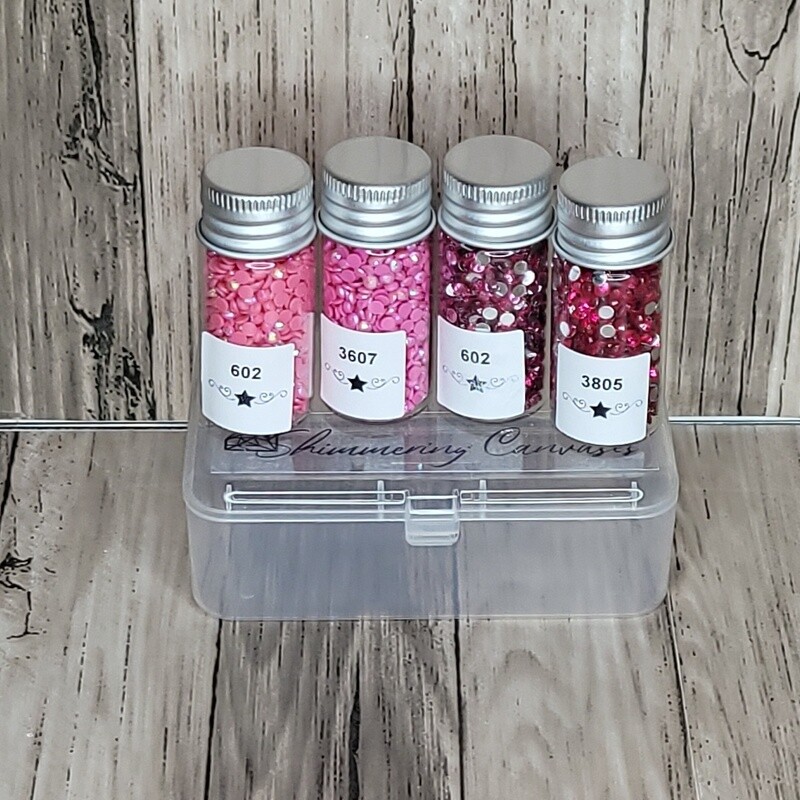 Round Sample Set Pink