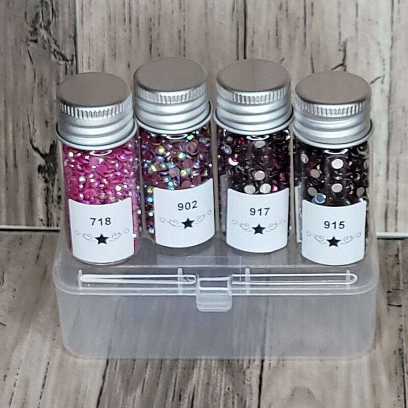 Round Sample Set Plum