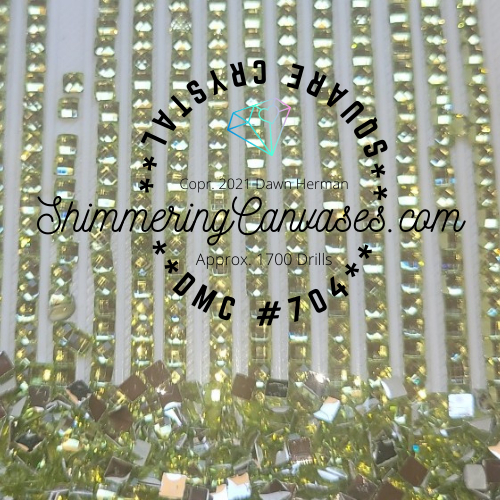 Square Crystal Set #10 (7 Colors)