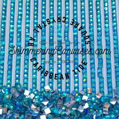 Square Crystal Set #12 (4 Colors)