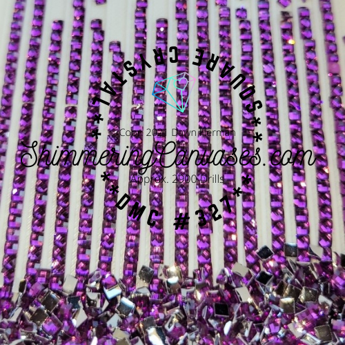 Square Crystal Set #4 (4 Colors)