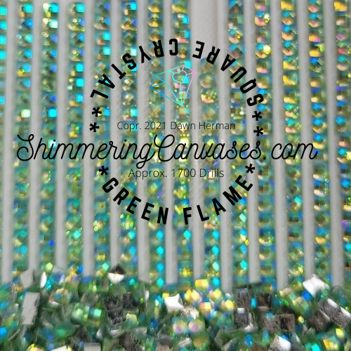 Square Crystal Set #7 (5 Colors)