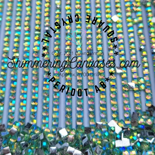 Square Crystal Set #6 (5 Colors)