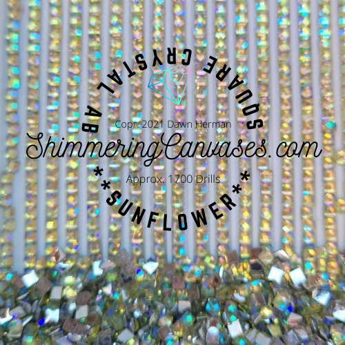 Square Crystal Set #12 (4 Colors)