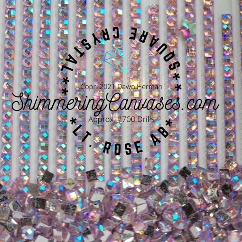 Square Crystal Set #6 (5 Colors)