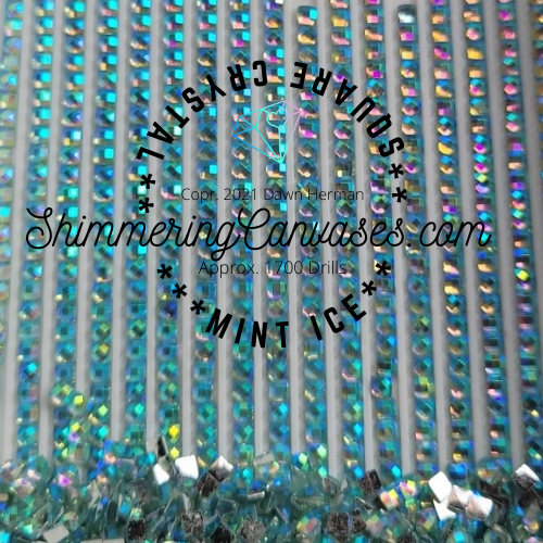 Square Crystal Set #7 (5 Colors)