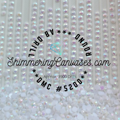 Round AB DMC #5200-Snow White