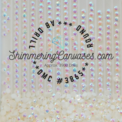 Round AB DMC #3865- Winter White