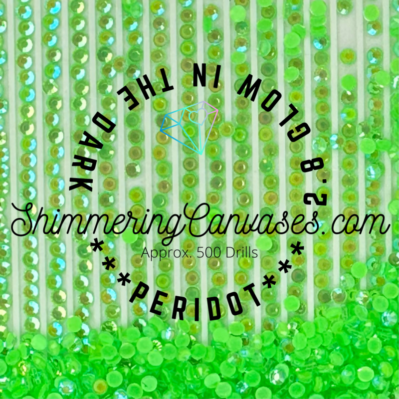 2.8mm Glow in the Dark Peridot (Round)