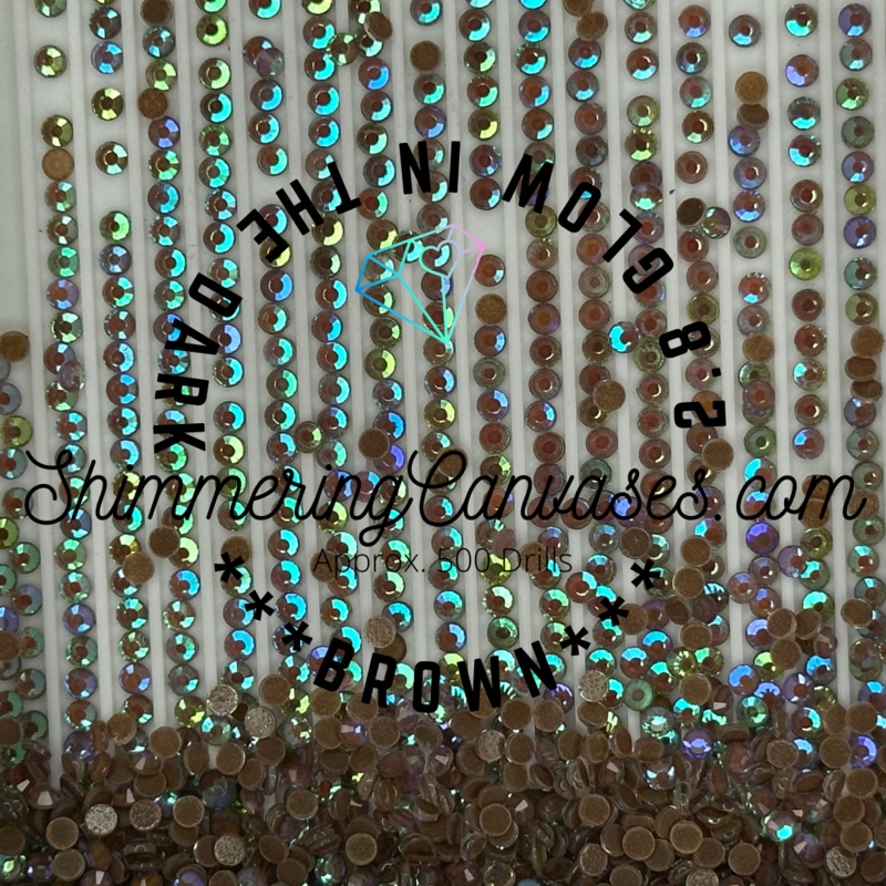 2.8mm Glow in the Dark Cocoa (Round)