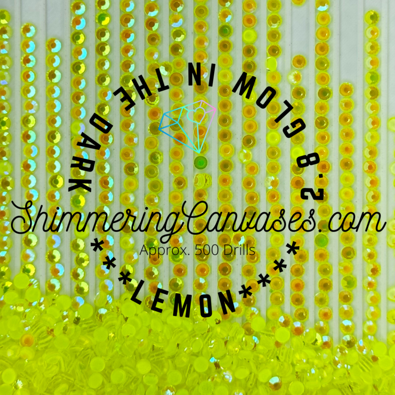 2.8mm Glow in the Dark Lemon (Round)