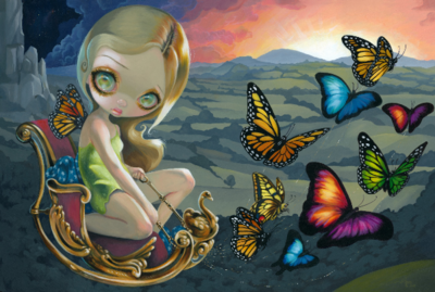Butterfly Chariot by Jasmine Becket Griffith