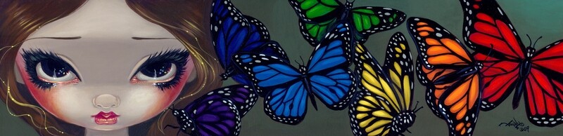Rainbow of Butterflies by Jasmine Becket Griffith