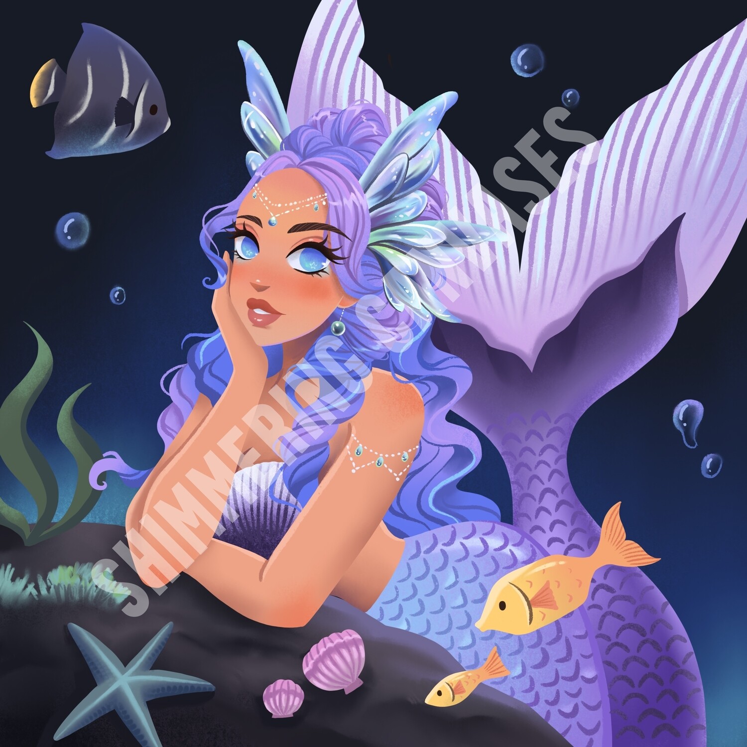 Butterfly Mermaid by Alison Ou