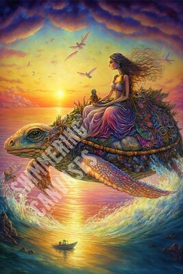 Shelby the Sea Turtle by Mikey Bergman