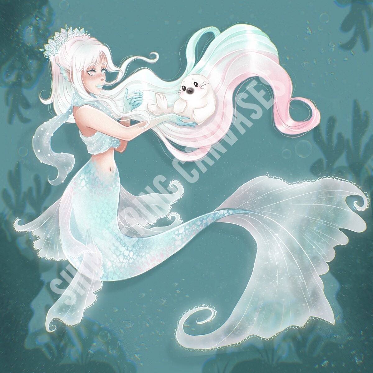 Celine-Artic Mermaid by Nimeryart