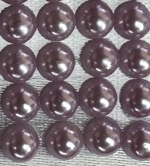 Purple 5mm Half Pearls (For Square Painting)