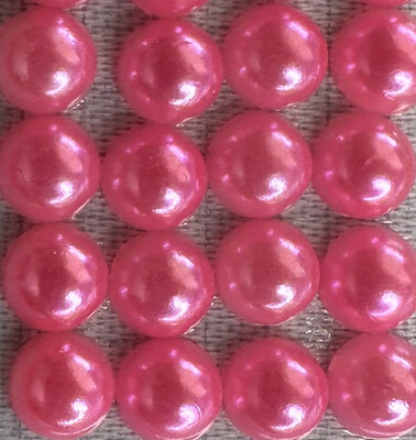 Med Pink 5mm Half Pearls (For Square Painting)