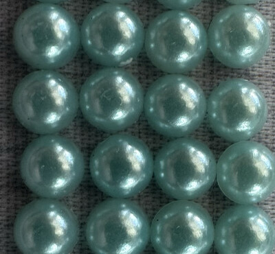 Aqua 5mm Half Pearls (For Square Painting)