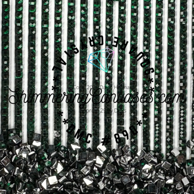 Square Crystal DMC #890 Pistachio Green, Ultra