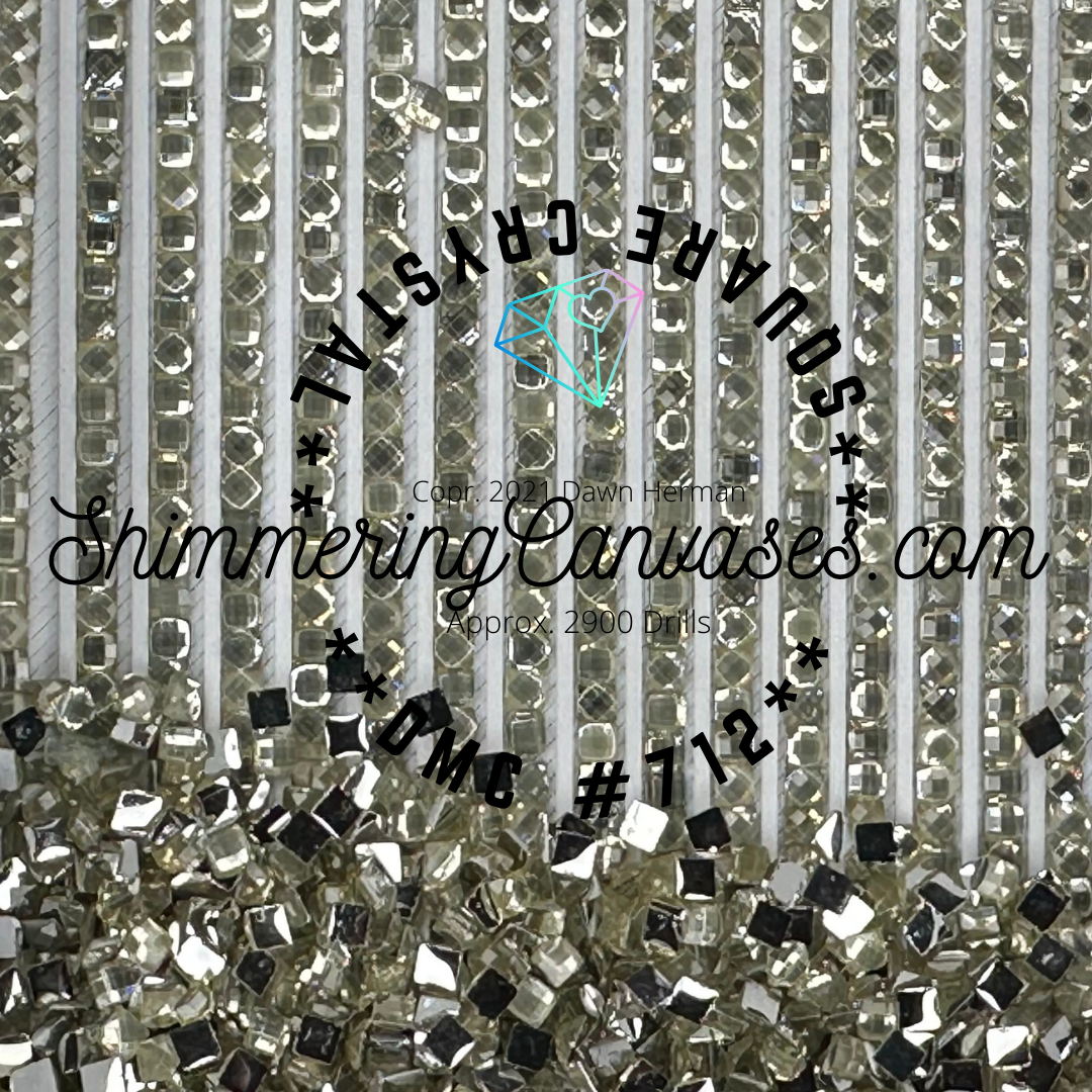 Square Crystal DMC #712 Cream