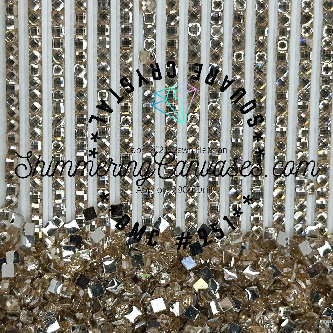 Square Crystal Set #19 (4 Colors)
