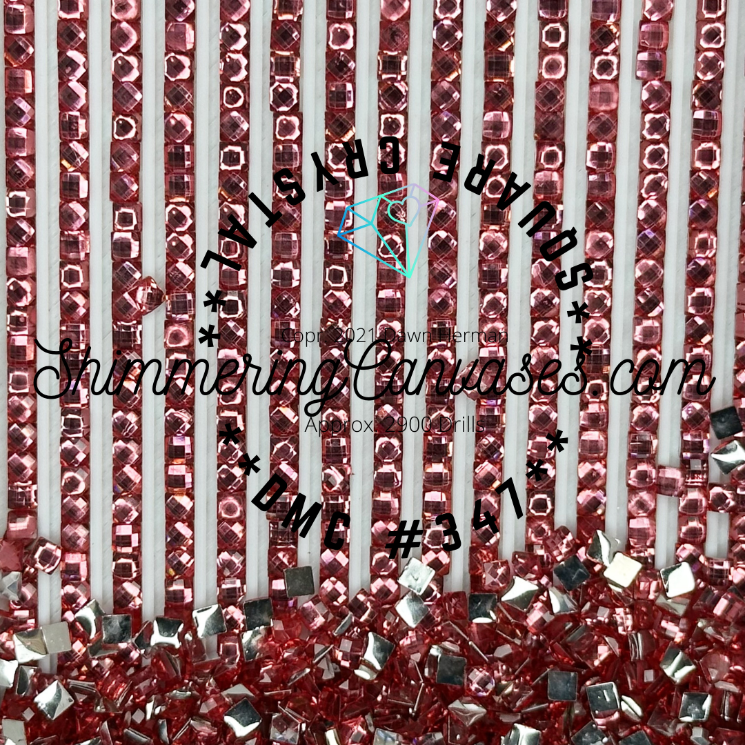 Square Crystal Set #19 (4 Colors)