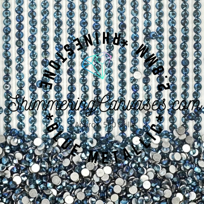 2.8mm Metallic Blue (Round)