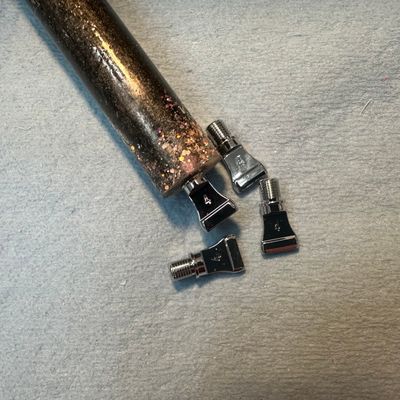 Screw in DP Pen tip Silver 4 Placer