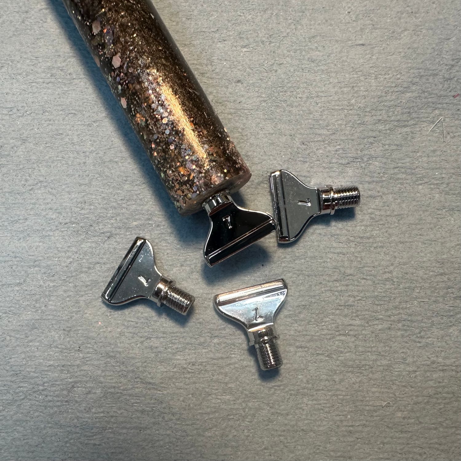 Screw in DP Pen tip Silver 7 Placer