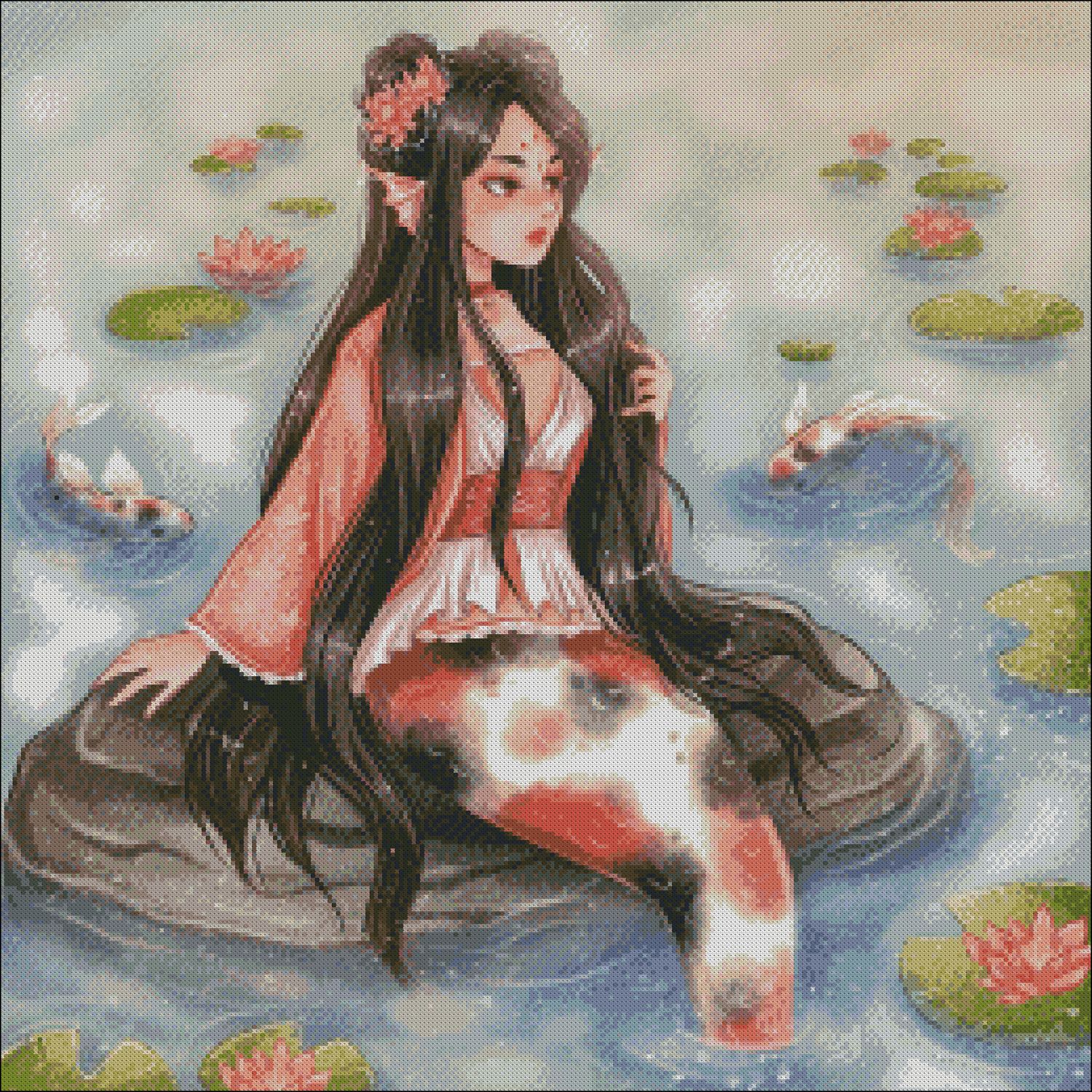 Asuka-Asian Mermaid by Nimeryart