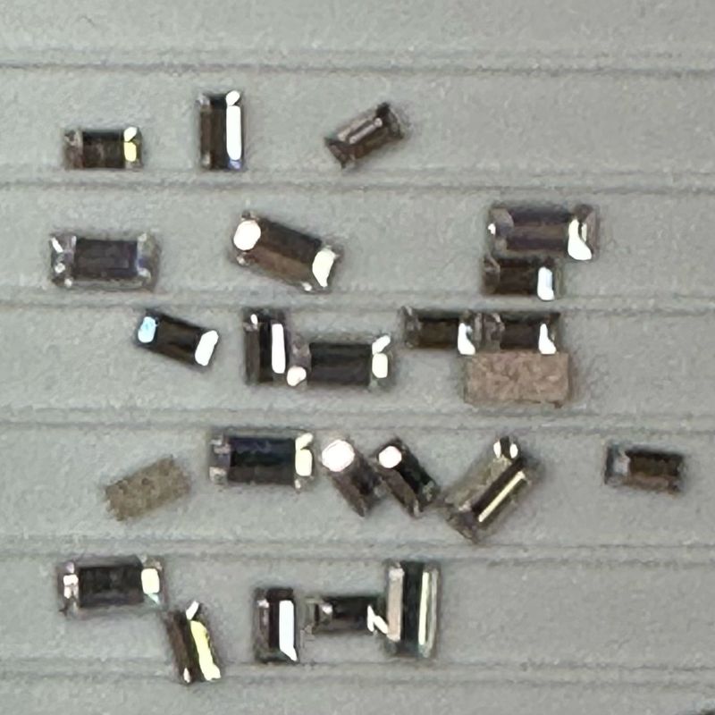 2.5mm X 5MM Shimmer Stones Purple Light