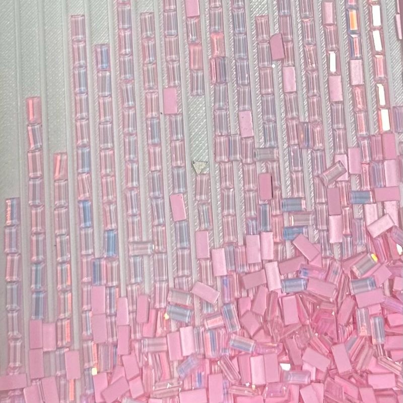 2.5mm X 5MM Shimmer Stones Pink