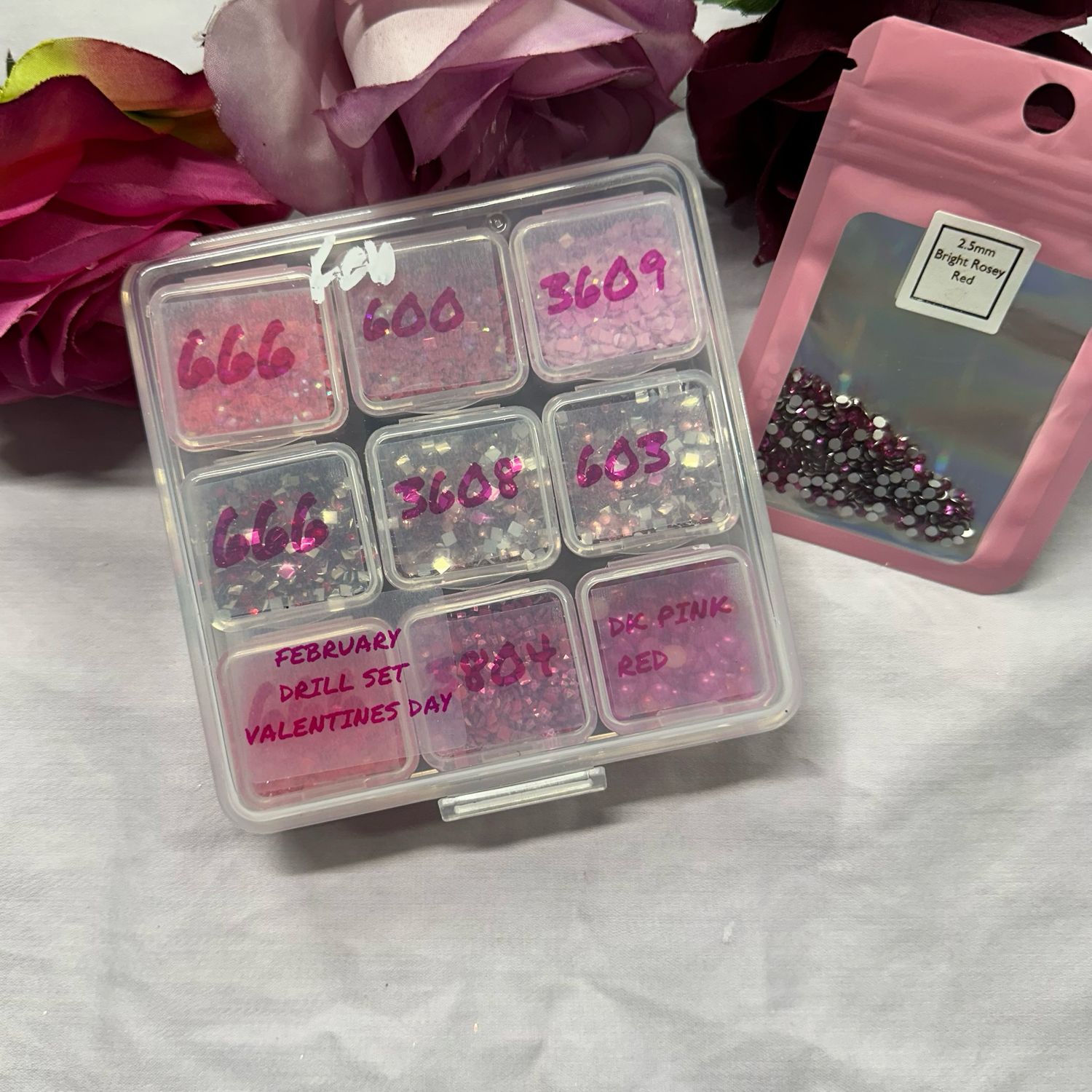 February- Valentine&#39;s Day Monthly Holiday Themed Drill Set