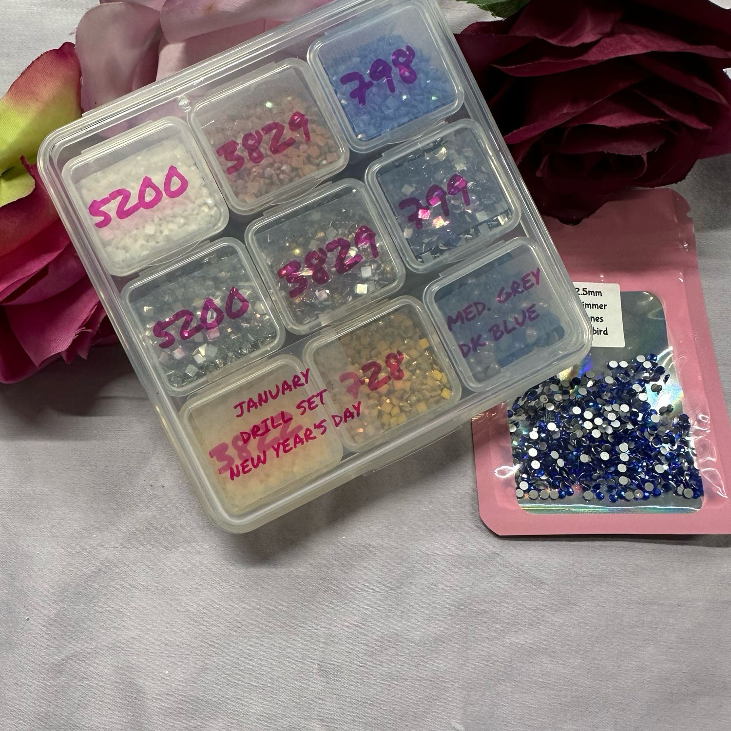 January- New Years Monthly Holiday Themed Drill Set