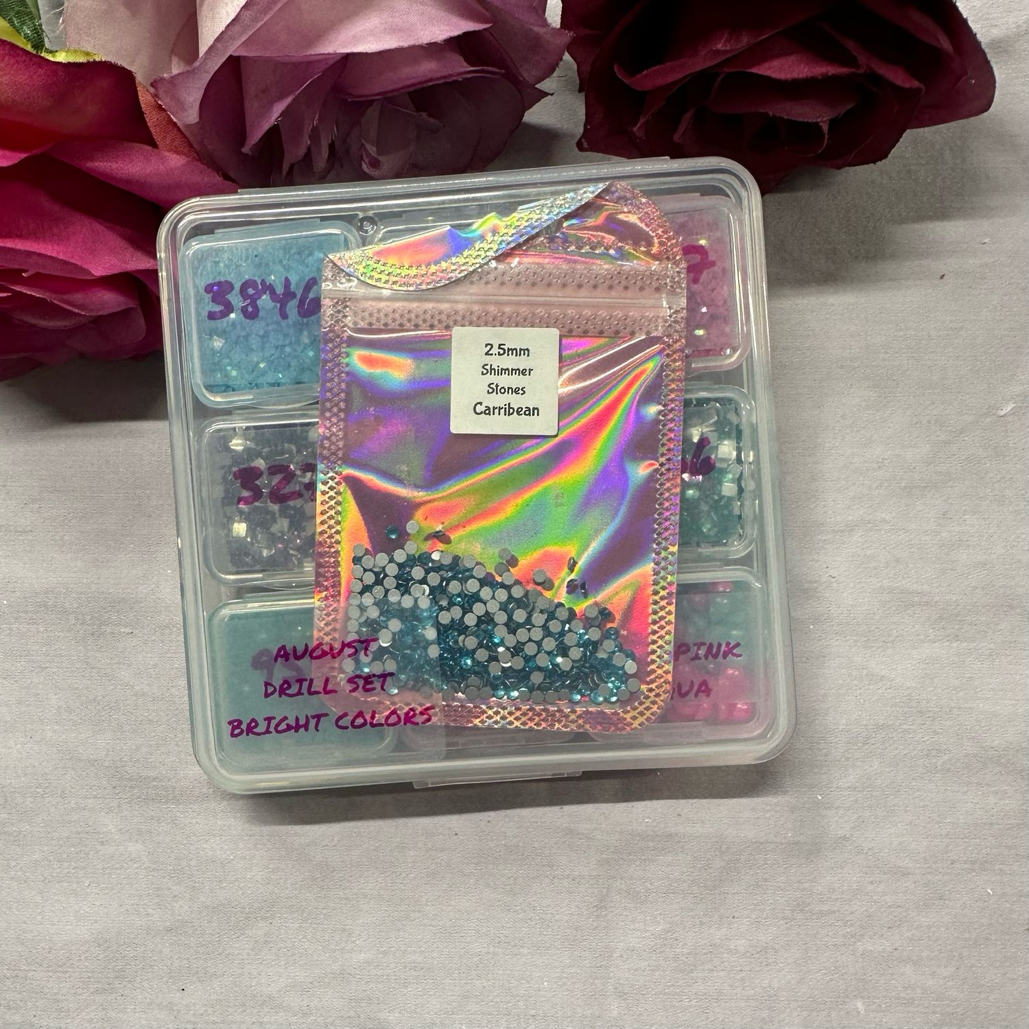 August No Holiday Bright Colors Monthly Holiday Themed Drill Set