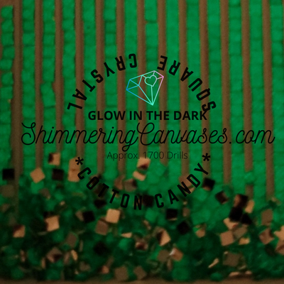 Glow in the Dark Square Crystals